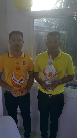 "ร่วมพิธีถวายเครื่องราชสักการะและจุดเทียนชัยถวายพระพรชัยมงคล" ณ.ศาลาประชาคมอำเภอวิภาวดี 28/7/62
